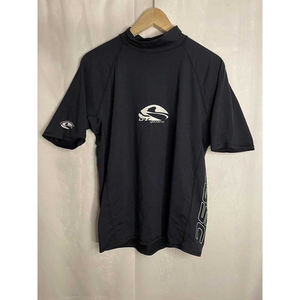 Men's Cocoa Beach Surf Co Rash Vest Wetsuit Base Layer UV Guard, Blue Size 2XL